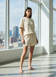 Conjuntos de Camisetas Casuales de Verano para Hombre Hechas de Algodón Terry Ecológico Puro |   Transpirable, de Alta Calidad, Colores y Tallas Personalizables |   OEM - Product Image 4