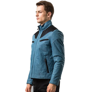 Breathable Winter Warm Men Leather Jacket Casual Wear New Fashion Leather Jacket In Reasonable Price - Product Image 2