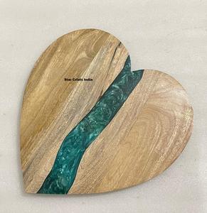 Tablas de Cortar con Logotipo Personalizado en Forma de Corazón, Precio al por Mayor, Tablas de Queso de Madera y Resina, Utensilios de Cocina, Tabla de Cortar al Mejor Precio - Product Image 6