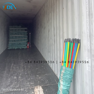 VDEX productor venta al por mayor escobas recogedor colorido PVC plástico escoba de madera mango mopa mango palo eucalipto madera limpieza - Product Image 6