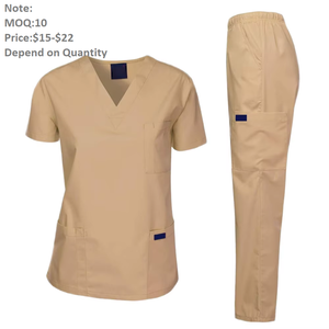 บริการสั่งผลิตแบบ OEM ชุดยูนิฟอร์มทางการแพทย์แบบไร้ตะเข็บ ผ้าโพลีเอสเตอร์/เรยอน ทออย่างดี ขายดี ชุดพยาบาลแบบยูนิเซ็กซ์ พร้อมเข็ม - Product Image 6