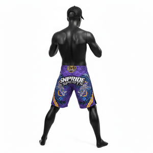 Shorts de combat MMA, boxe, karaté, grappling de haute qualité, vêtements de sport unisexes, 100% polyester, séchage rapide et respirant - Product Image 2