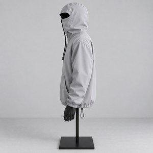 Veste à capuche coupe-vent pour homme, demi-zip, imperméable, pour l'extérieur, personnalisable OEM ODM - Product Image 2