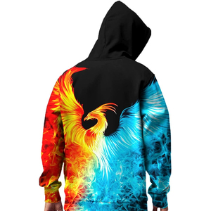 Vente en gros de sweats à capuche imprimés haut de gamme, personnalisables avec logo, en molleton vierge, professionnels, pour l'hiver, vêtements de sport - Product Image 4