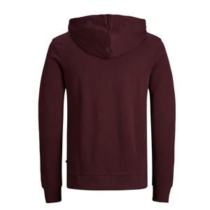 Sweat-shirt à capuche gris pour homme, coupe classique, tissu jersey 100% coton, pull décontracté avec poche avant, vêtement d'hiver respirant et coupe-vent - Product Image 2