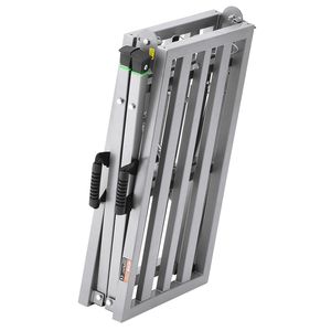 Plataforma de Trabajo Ajustable de 4 Niveles, Portátil, Capacidad de Carga de 800 lb, Escalera Plegable de Acero Aleado para Andamios - Product Image 1