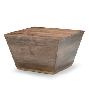 Abba Dark <b>Brown</b> Square Coffee <b>Table</b> - Product Image 1