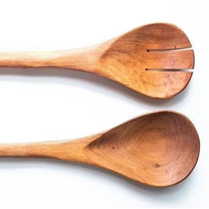 Juego de Cubiertos de Madera para Ensalada de Diseño Superior, Venta al por Mayor, Juego de 2 Piezas, Vajilla para Servir Ensaladas, Fabricante Indio - Product Image 1