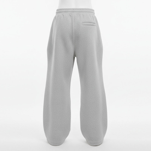 Men's Gray Sweatpants With <b>White</b> Side Stripe Elastic Waist Drawstring Casual <b>Jogger</b> Pants Autumn Wear - Product Image 3