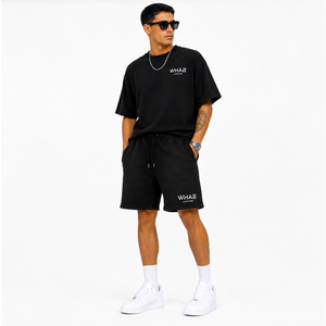 Pantalones Cortos Cargo de Jean Denim con Cremallera y Lavado Ácido para Hombre, Diseño Sólido, Múltiples Bolsillos, Última Colección, Venta al por Mayor, Precio de Verano - Product Image 1