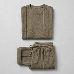 Wholesale Summer Men's Casual Shorts <b>Set</b> Plain Color Solid 100% Cotton Jersey Quick Dry Knitted Pocket Customized Logo <b>Twin</b> <b>Set</b> - Product Image 3