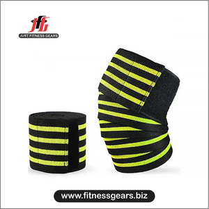 Genouillère de compression respirante en nylon et coton avec logo personnalisé et fermeture auto-agrippante pour la musculation et le powerlifting - Product Image 4