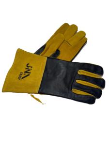 Gants d'argon extra TIG de haute dextérité en cuir de chèvre blanc grain de vache de qualité supérieure - Product Image 3