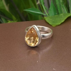 925 Sterling Silver Natural <b>Citrine</b> <b>Ring</b> Handmade Bohemian Gemstone <b>Ring</b> November Birthstone Elegant Fine Jewelry - Product Image 6