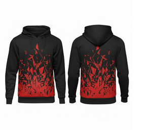 Sudadera con Capucha Sublimada de Diseño Personalizado, Suave y Cómoda, Sudadera Deportiva Personalizada para Equipos, Hombres, Mujeres y Jóvenes, Chaqueta con Capucha para Entrenamiento - Product Image 1