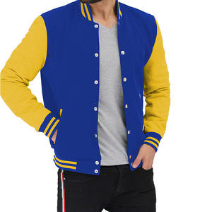 Vestes universitaires d'hiver haute performance pour lycées, collèges et universités avec fermeture boutonnée, faible MOQ, vestes universitaires tendance pour hommes - Product Image 1