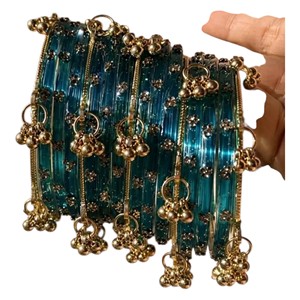 Nouveauté 2026 : Ensembles de bracelets en verre coloré de style cachemiri, indien, pakistanais et punjabi, bijoux de gros pour femmes, fabriqués par des professionnels. - Product Image 1