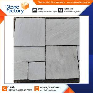 Carreaux de grès blanc Kota de la meilleure qualité pour une application extérieure Bloc de pierre aiguisé disponible au prix de gros - Product Image 5