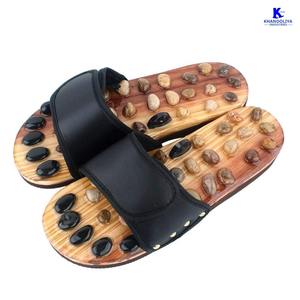 Chaussons d'acupression K Star ASSI avec pierres, pour réflexologie et massage des pieds, thérapie par acupression aux pierres naturelles - Product Image 3