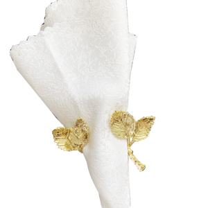 Anneaux de serviette en acier inoxydable pour la décoration de table, porte-serviettes élégants réutilisables pour la maison et les restaurants - Product Image 1