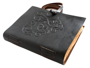 Handmade Vintage Unlined Hard Cover Leather Diary with Pocket Refillable <b>Notepad</b> & Gift Option - Product Image 1