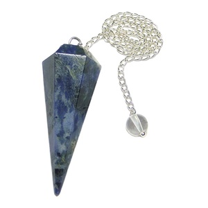 Produit de haute qualité 2022 vente en gros, pendule de radiesthésie Sodalite disponible en vrac, achetez des cristaux Amayra - Product Image 1