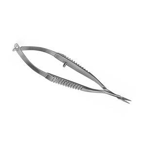 กรรไกรตัดคิ้วสแตนเลส ใบมีดตรงคม สำหรับคนถนัดขวา อุปกรณ์แต่งหน้า - Product Image 3