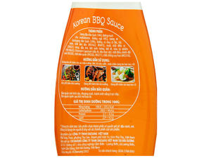 Sauce BBQ coréenne Bulgogi O'Food en gros 250g |   Sauce sucrée et savoureuse pour trempage et marinade de viande grillée |   Prêt à l'emploi - Product Image 3
