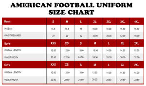 Maillots de football américain 100% polyester sur mesure ensemble pour hommes jeunes avec uniformes de sport d'équipe en tissu maillé à manches courtes - Product Image 5