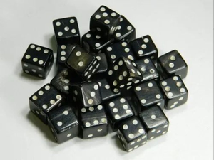 Rustic Horn <b>Dice</b> <b>Set</b> – Unique Handmade Game <b>Dice</b> - Product Image 3