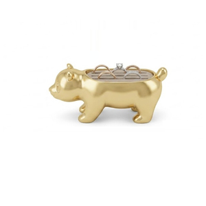 Ensemble élégant de pics à cocktail en argent plaqué, fourchettes à apéritif design avec support décoratif en forme d'animal pour la décoration de la maison - Product Image 3