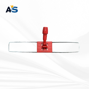 Serpillère commerciale bleue de 32 pouces avec cadre et balayette à poils longs, manche extensible – Cadre de serpillère pour sols en bois dur et en béton - Product Image 1