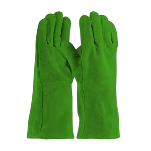 Gants de soudage en cuir de vachette de haute qualité, résistants aux flammes, aux chocs thermiques et aux étincelles, protection robuste pour les mains, gants de sécurité - Product Image 5