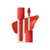 Lip Gloss Matte Tahan Lama Pigmentasi Tinggi Warna Merah Lembut A03 Air Fit Velvet Tint dari Merek Black Rouge Korea Grosir