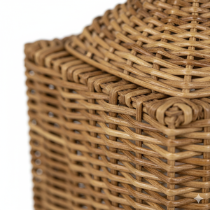 แจกันไม้ไผ่หวายตกแต่งบ้าน ทำมือ เป็นมิตรกับสิ่งแวดล้อม ของตกแต่งบ้านธรรมชาติ สำหรับห้องนั่งเล่น ชั้นวางของ และของตกแต่งกลางโต๊ะ - Product Image 3