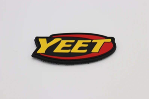 Patch en caoutchouc rond 3D en relief à coller – Cadeaux - Product Image 2