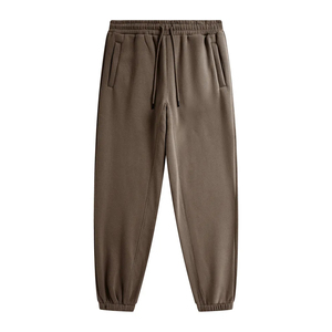 Pantalon de jogging unisexe à taille élastique et cordon de serrage, coupe droite, ample, style streetwear, personnalisable avec logo OEM ODM - Product Image 1