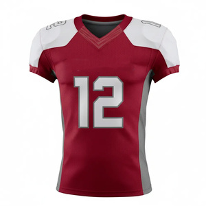 Maillot de football américain personnalisé pour équipes – Service d'usine OEM/ODM – Maillot de football américain en mesh de qualité supérieure - Product Image 1