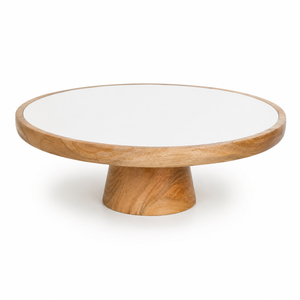 Présentoir à gâteaux en bois émaillé imprimé, fait main, de qualité supérieure, plateau de service pour boulangerie, fête, hôtel, événement, décoration - Product Image 1