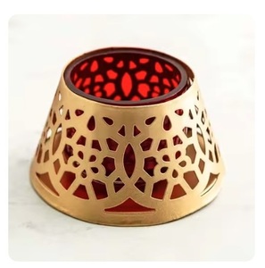 Portavelas Metálicos Personalizables, Frascos de Cera Dorados para Velas, Decoración Navideña e Iglesia, Portavelas Metálicos y Recipientes para Velas - Product Image 6