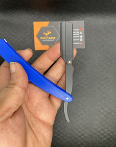 Hot Selling Barber Straight <b>Razor</b> Manual Folding Plastic Handle Removable Single Blade Stainless Steel Face Use for <b>Men</b> - Product Image 5