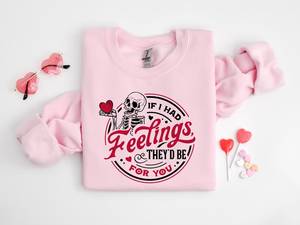 Sweat-shirt Saint-Valentin, T-shirt Squelette Saint-Valentin, Chemise drôle Saint-Valentin, Saint-Valentin Sarcastique - Product Image 2