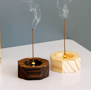 Vintage Eight-<b>sided</b> Wood Incense <b>Burner</b> Incense Holder Hot Sale Incense <b>Burner</b> - Product Image 1