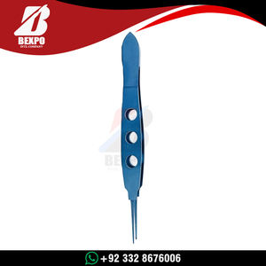 Pinzas para Suturas McPherson, Instrumento Quirúrgico Oftálmico de Acero Inoxidable, Instrumentos Reutilizables de Precisión para Microcirugía - Product Image 5