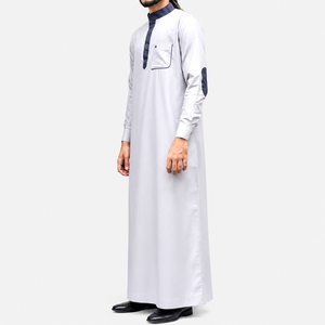 Custom Brand Arab <b>Thobe</b> Dress for <b>Men</b> Custom Brand Label/ Daffah Moroccan Thawb - Product Image 1