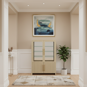 Display Cabinet Solid Wood Modern Coffee <b>Table</b> for Living Room Recliner Sofa Set Furniture Living Room Home Furniture Wholesale - Product Image 6