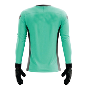 Camiseta Acolchada de Portero de Manga Larga Negra para Hombre, Conjunto de Jersey Acolchado de Portero, Camisetas Deportivas de Portero - Product Image 3