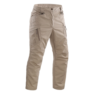 Nouveauté : Pantalon cargo pour homme avec cordon de serrage et taille élastique, poches à rabat, style streetwear, coupe ample, pour la randonnée, les aventures en plein air et le style décontracté - Product Image 1