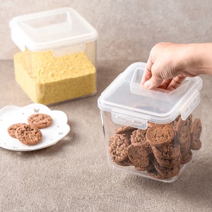 BPA Free <b>Clear</b> <b>Plastic</b> Acrylic Storage <b>Container</b> for Kitchen & Wedding Use Food Storage - Product Image 2