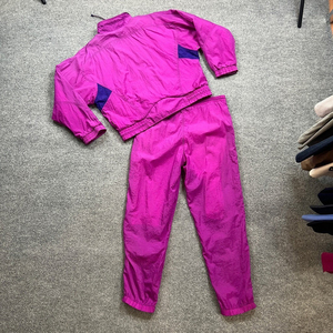 Women's Pink <b>Tracksuit</b> Set Full Length Drawstring Closure Side Pockets Quick Dry Sporty Style Lightweight Polyester Spring Wear - Product Image 5